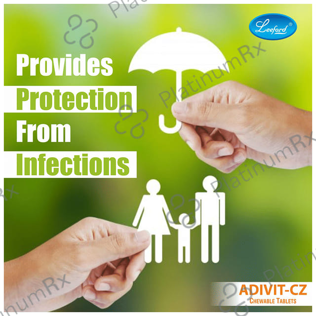Leeford Adivit-CZ Chewable Tablet Orange