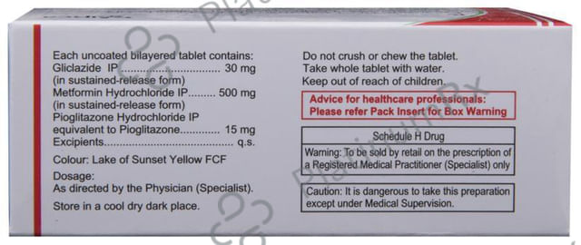 Glycinorm Total 30 Tablet SR 10 Tablet SR