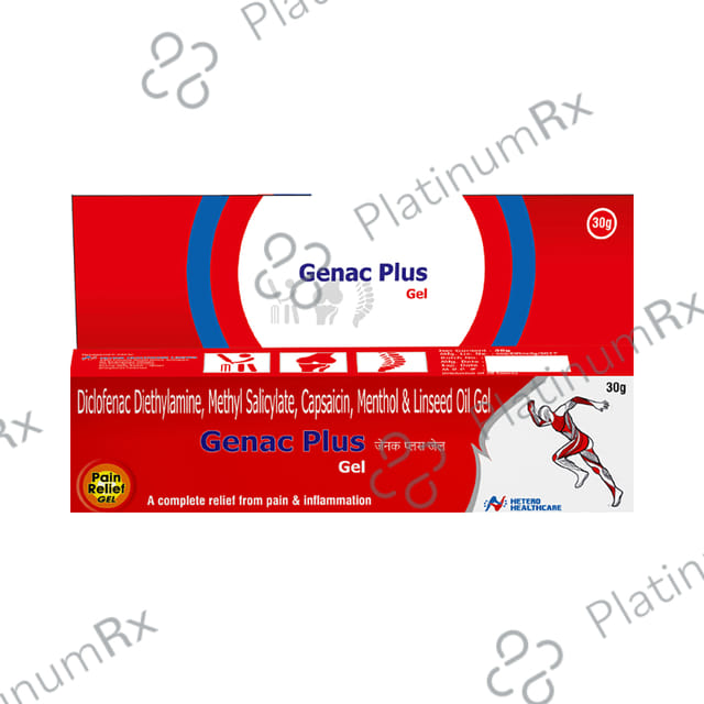 Genac Plus Gel (30gm Each) 4s