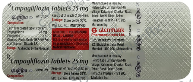 Glempa 25mg Tablet 10s