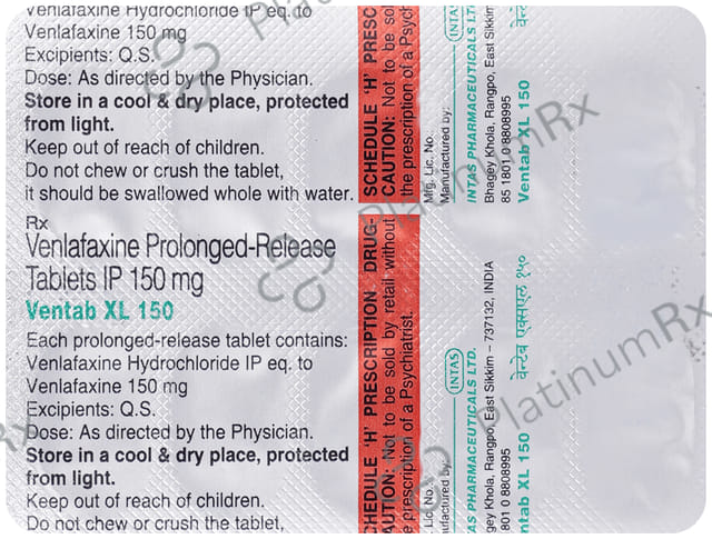 Ventab XL 150mg Tablet PR 10s