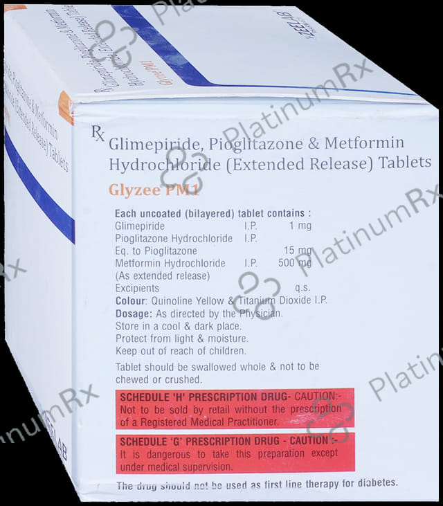 Glyzee PM1/500/15mg Tablet ER 15s