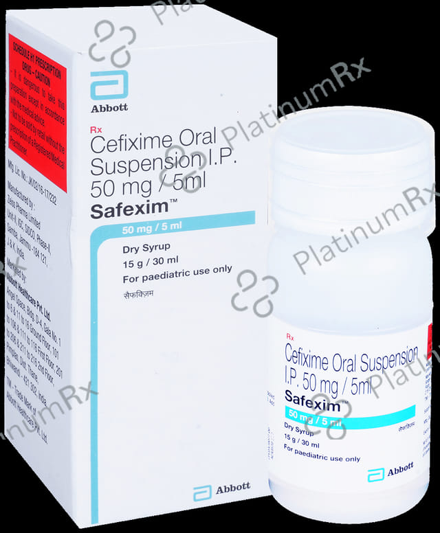 Safexim 50mg Dry Syrup 30ml