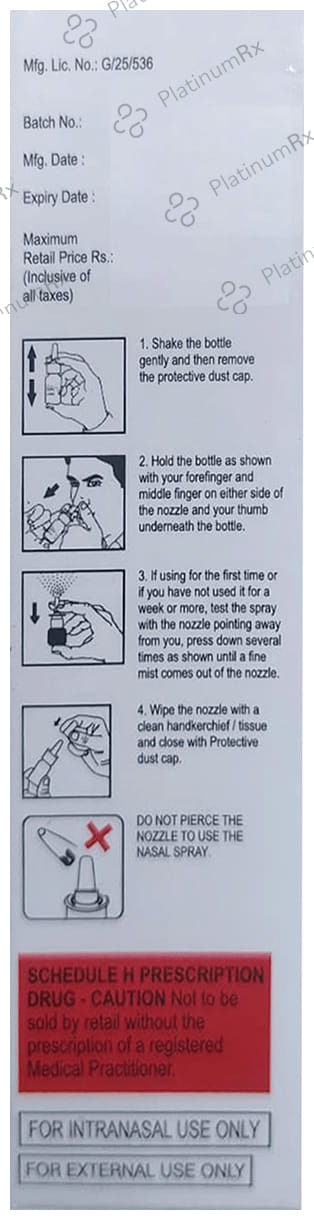 Oxotica 140/27.5mcg AZ Nasal Spray 9.8gm
