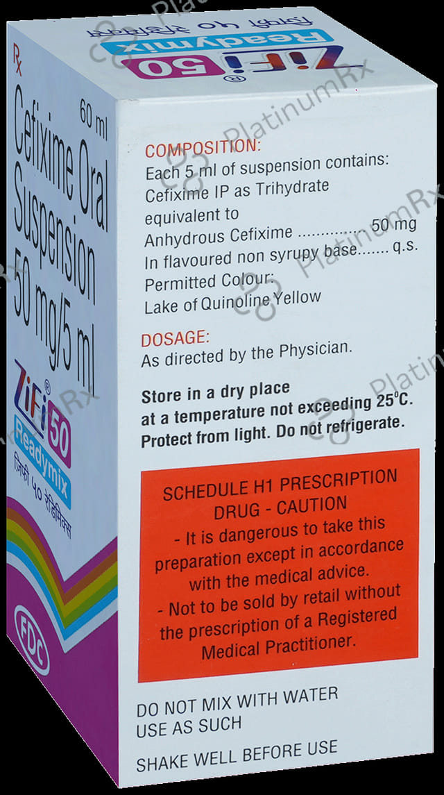 Zifi 50 Readymix Suspension 60ml