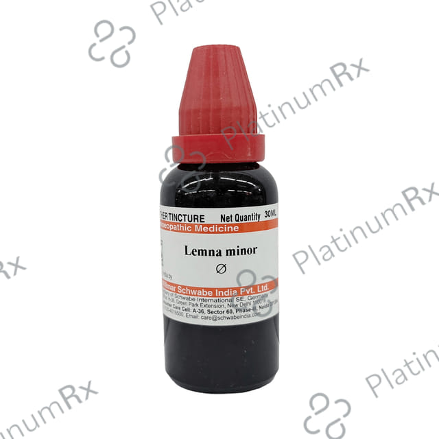 Dr Willmar Schwabe India Lemna Minor Mother Tincture Q