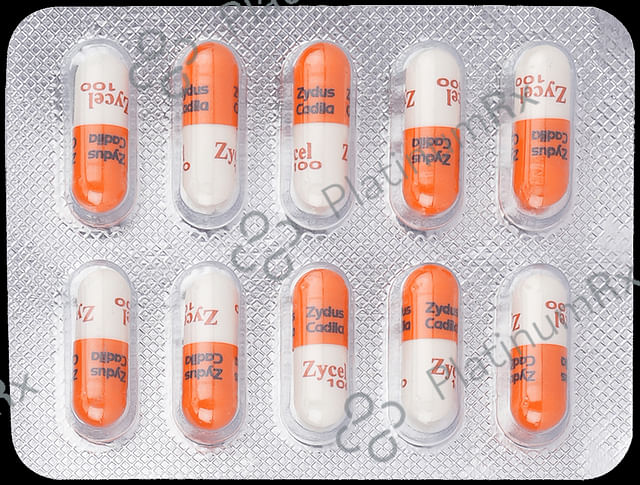 Zycel 100mg Capsule 10s