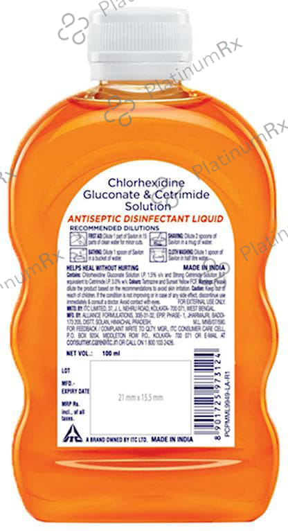 Savlon Antiseptic Disinfectant Liquid 100 ml
