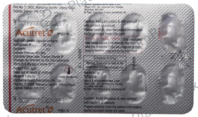 Acutret 30mg Capsule 10s