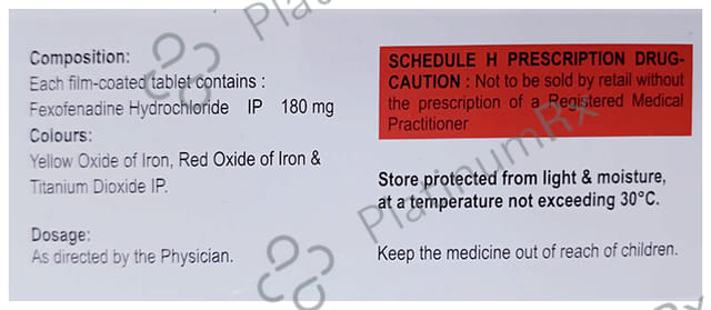 Rateofex 180mg Tablet