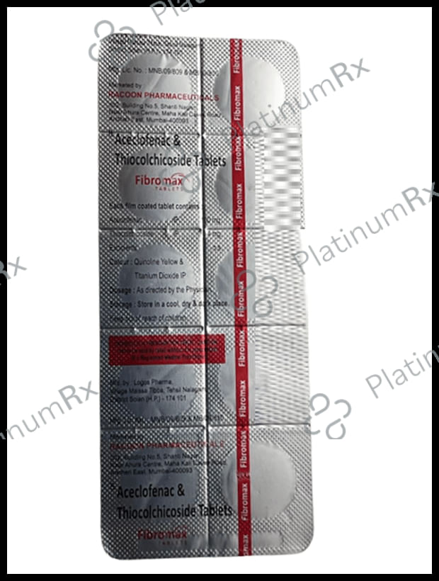 Fibromax 100/4mg Tablet 10s
