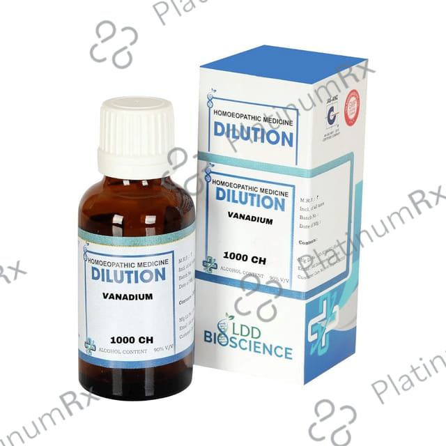 LDD Bioscience Vanadium Dilution 1000 CH 30 ml