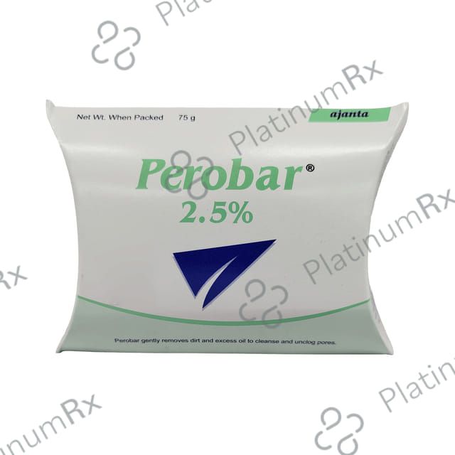 Perobar 2.5% Cleansing Bar 75gm