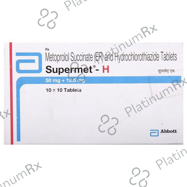 Supermet H 12.5/47.5mg Tablet 10s