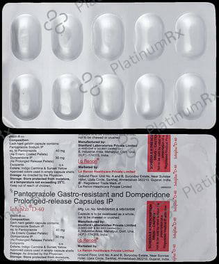 Inhipraz-D 40 Capsule PR