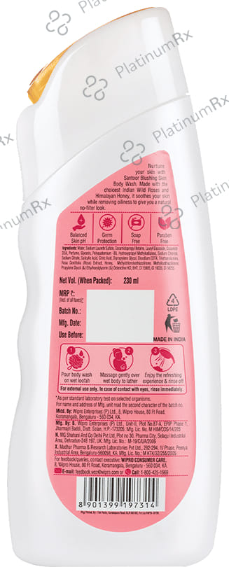 Santoor Blushing Fragrant Skin Body Wash