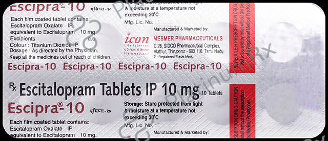 Escipra 10mg Tablet 10s