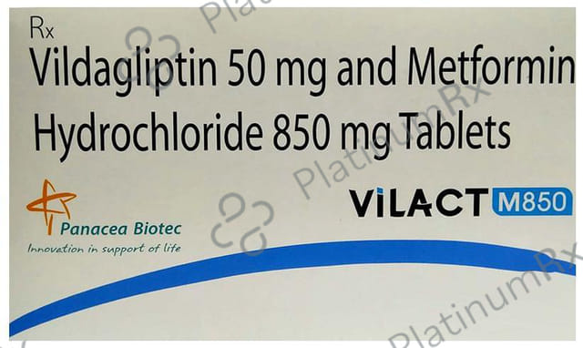 Vilact M 50/850mg Tablet 10s