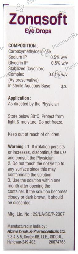 Zonasoft Eye Drop