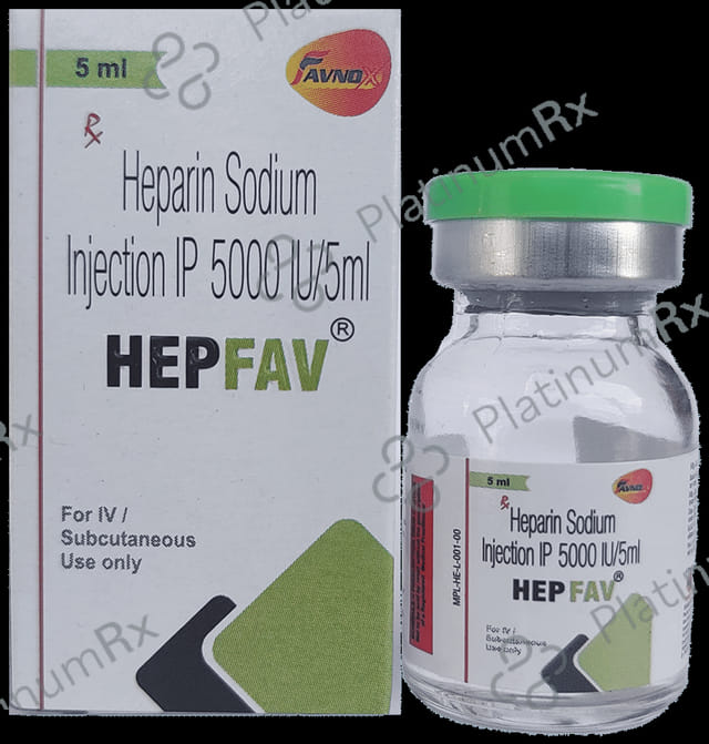 Hepfav 5000IU Injection