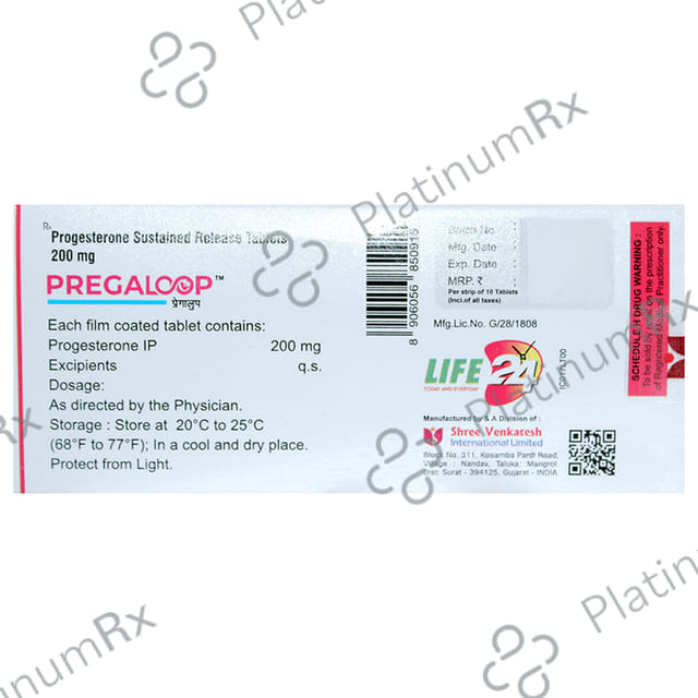 Pregaloop Tablet SR 200