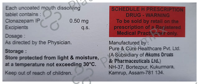 Clonabu MD 0.5 Tablet