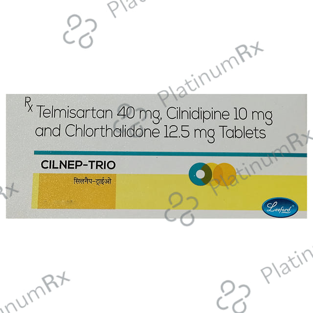 Cilnep Trio 40/10/12.5mg Tablet 10s