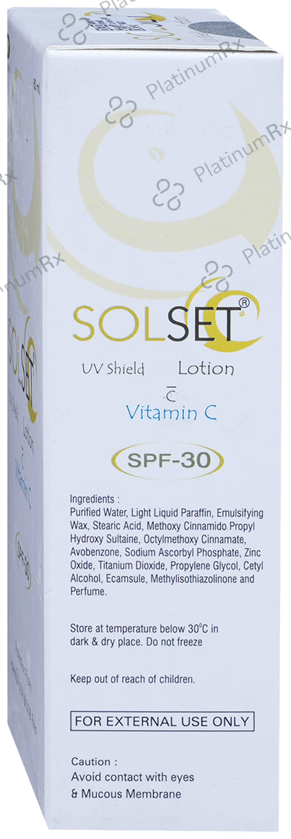 Solset UV Shield SPF 30 Lotion 60ml
