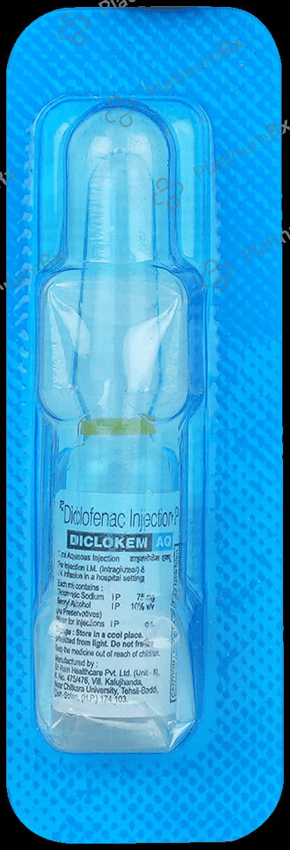 Diclokem AQ 75mg Injection 1ml