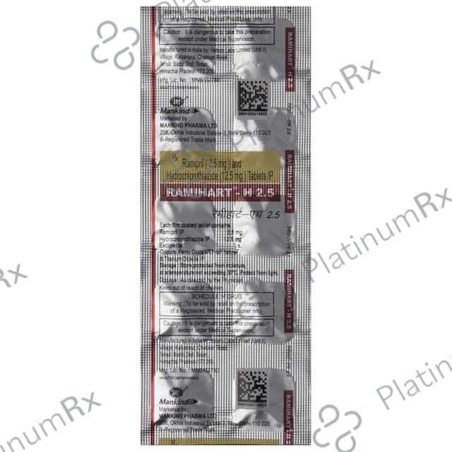 Ramihart H 2.5/12.5mg Tablet 10s