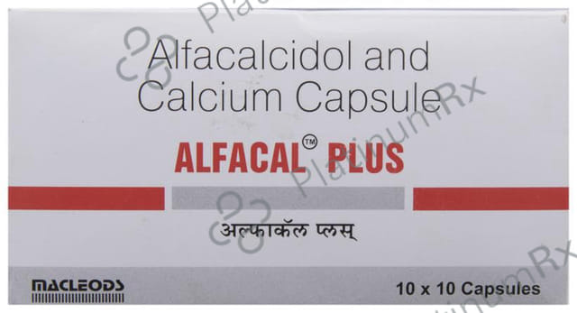 Alfacal Plus 0.25mcg/200mg Capsule 10s