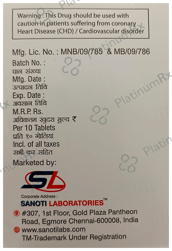 Etonon TH 60/8mg Tablet 10s