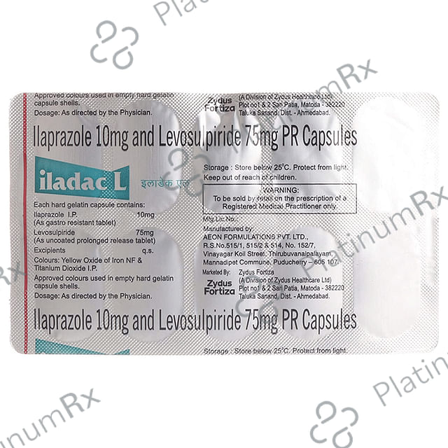 Iladac L 10/75mg Capsule PR 10s