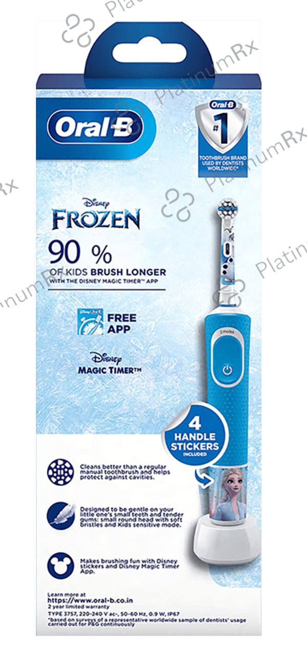Oral-B Kids Electric Rechargeable Toothbrush (for 3+ Years) Frozen
