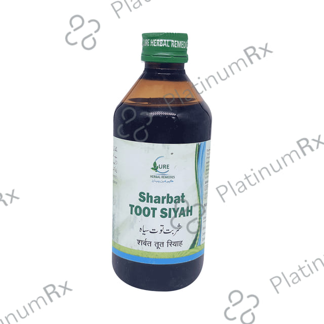 Cure Herbal Remedies Sharbat Toot Siyah 200 ml