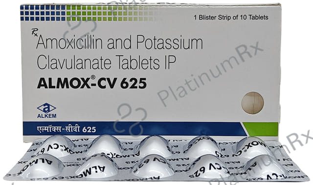 Almox CV 500/125mg Tablet 10s
