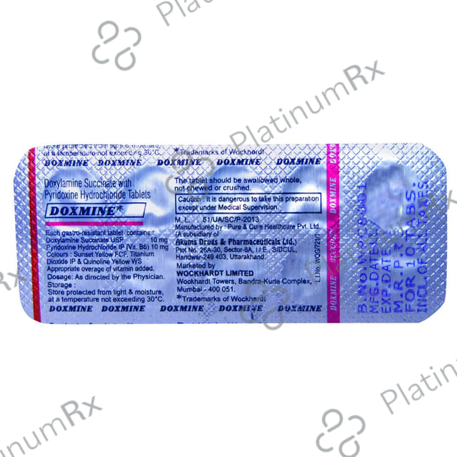 Doxmine 10/10mg Tablet 10s