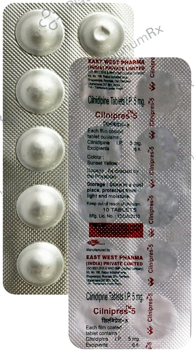 Cilnipres 5mg Tablet 10s