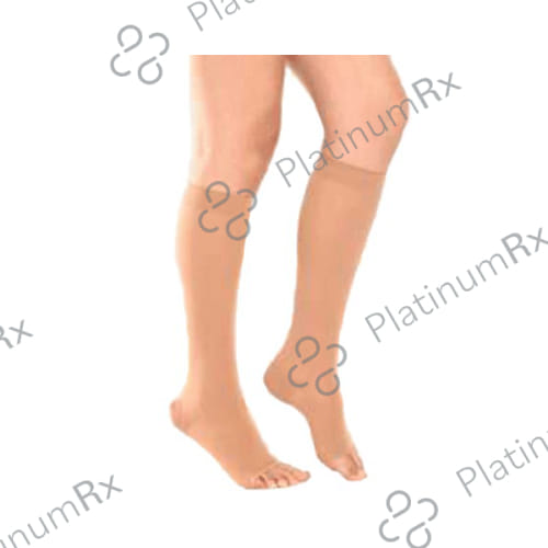 Tynor I68 Medical Compression Stocking Below Knee High Class 3 (Pair) XL