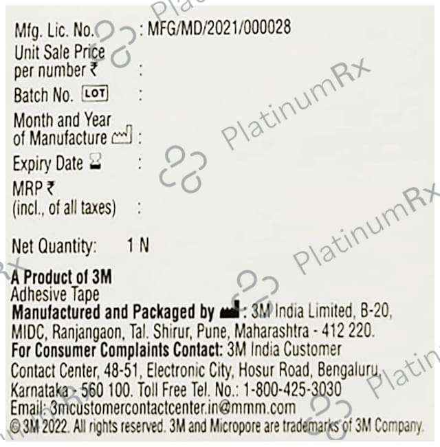 3M Micropore 1530S 2 Tape 1X(2 inch x 5.5 yard)