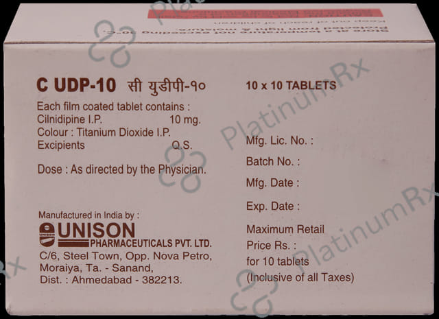 C UDP 10mg Tablet 10s