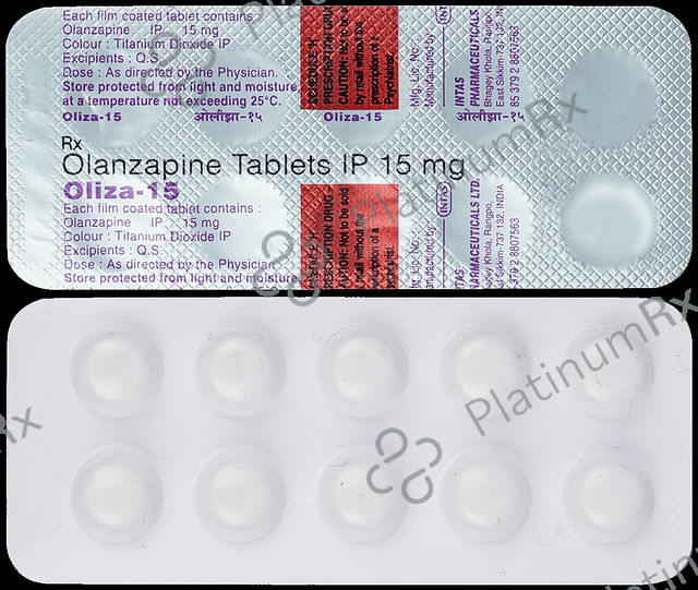Oliza 15mg Tablet 10s