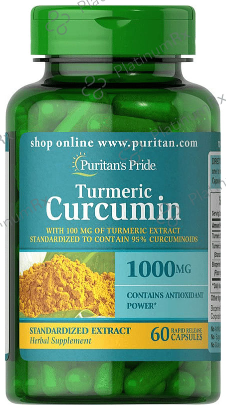 Puritan's Pride Turmeric Curcumin 1000mg Rapid Release Capsule