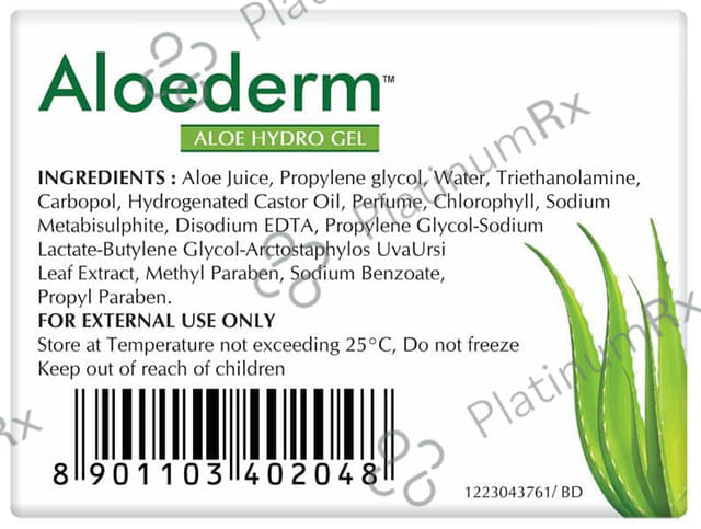 Aloederm Aloe Hydro Gel 50gm