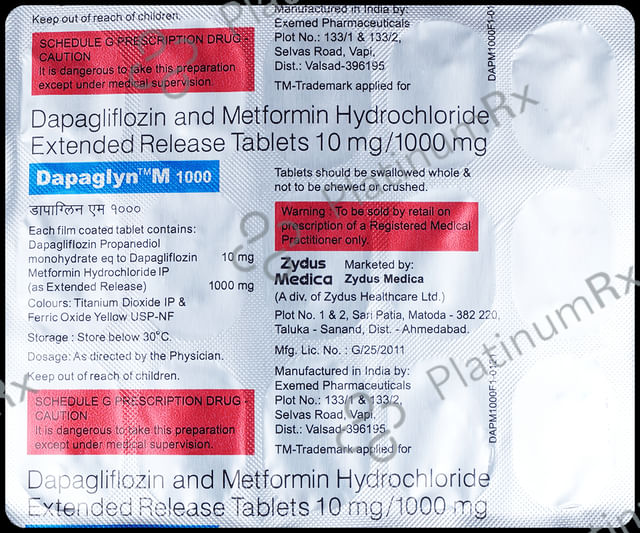 Dapaglyn M 1000mg Tablet ER 15s