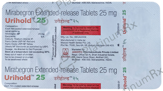 Urihold 25mg Tablet 10s