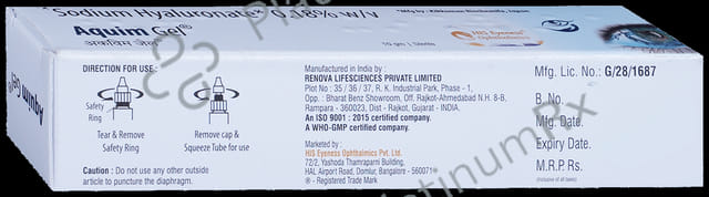 Aquim 0.18% Eye Gel 10ml