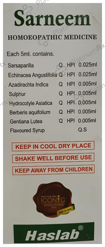 Haslab Sarneem Syrup