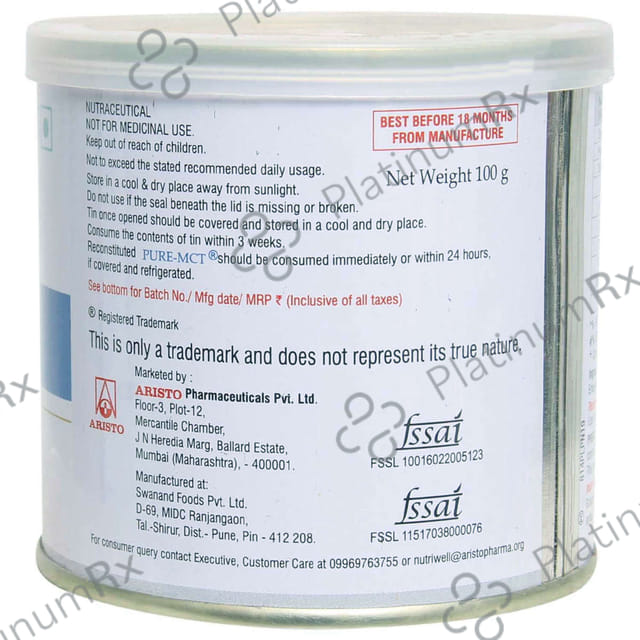 Pure Mct Powder 100gm
