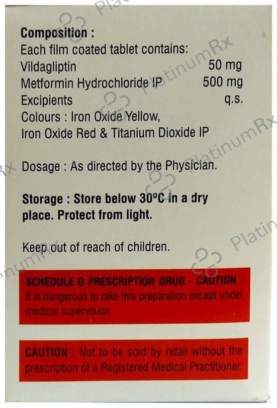 Vilzato M 500/50mg Tablet 15s